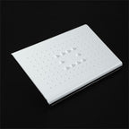 Rectangular Fixed Shower Head Traditional Ceiling Mounted Shower Head