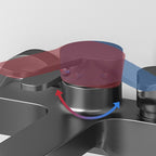 Contemporary Bath Filler Trim Wall Mounted Fixed Bath Fitting