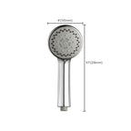 Single Double Showerhead Square High Arc Showerhead Combo in Chrome