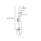 Modern balanced printed converter faucet shower head shower fitting on the wall