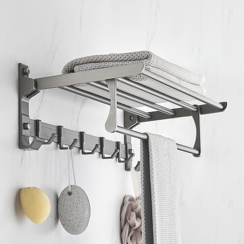 Modern Chrome Bathroom Accessories Set Aluminum Bathroom Fittings Set