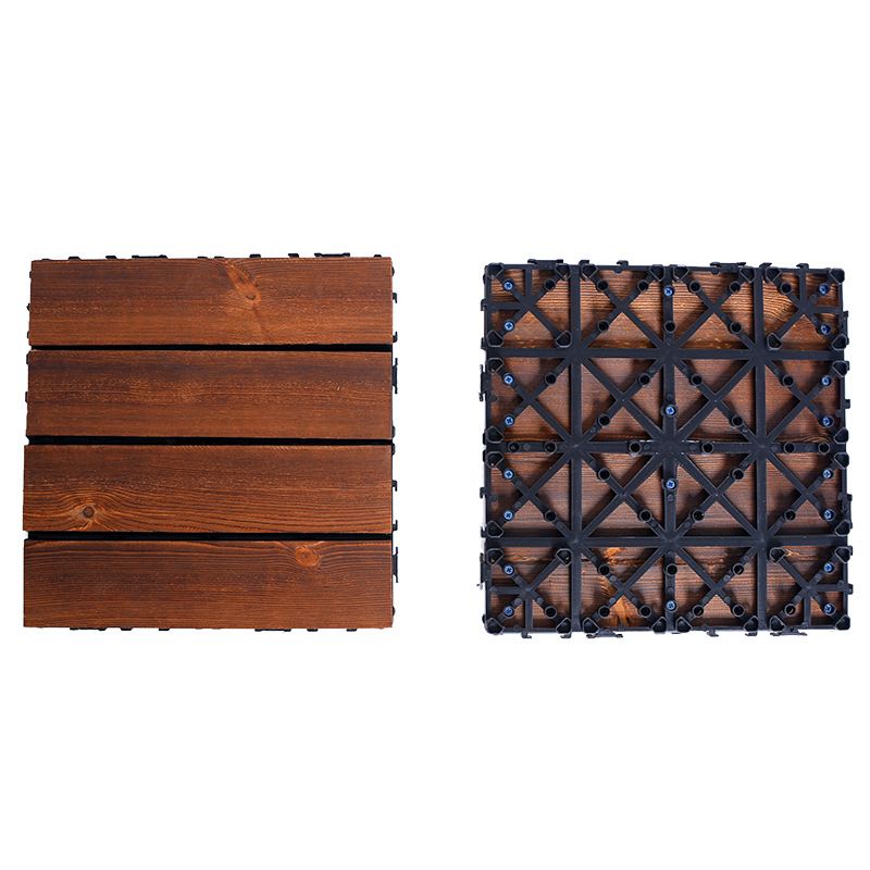 Wood Deck/Patio Floor Tiles with Click Installation Floor Slabs Tiles