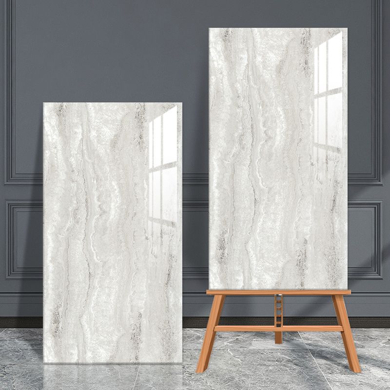Contemporary Wallpaper Modern Style Bathroom Wallpaper with Rectangular Shape