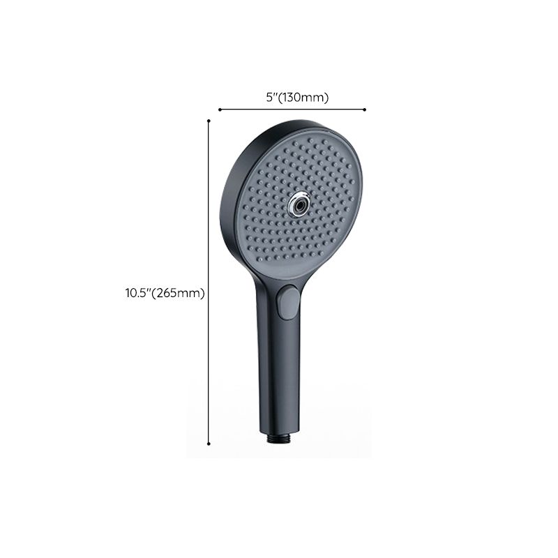 Round Showerhead Combo Modern Rain Shower Handheld Showerhead