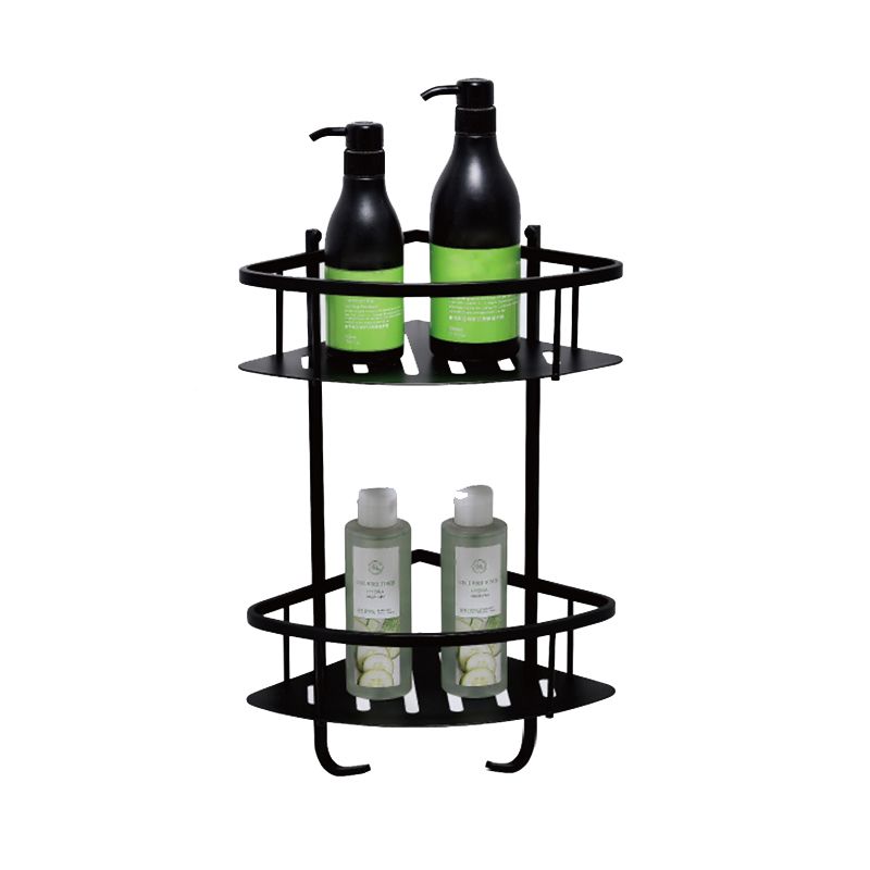 Modern Classic Bathroom Accessories Set in Stainless Steel Matte Black Bathrobe Hook/Towel Ring Bar