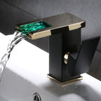 Basin Waterfall Outlet Single Lever Tap with LED Light