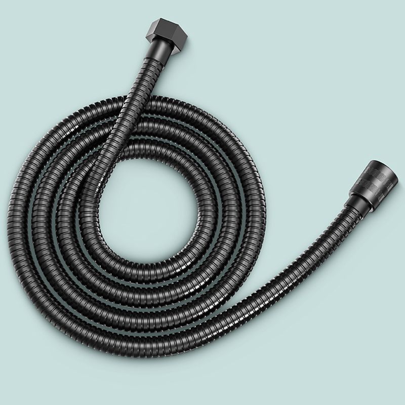 Modern 6 Setting Shower Head Adjustable Spray Pattern Matt Black Round Shower Head
