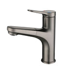 Simplicity Brass Sink Faucet Low Arc Single Color Centerset Vanity Faucet for the Bathroom