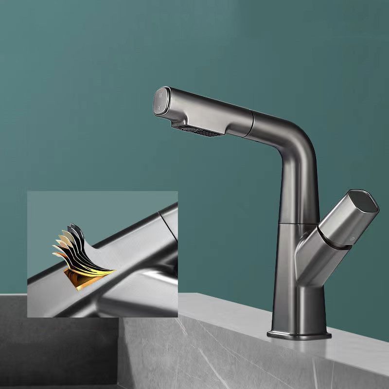 Single-Lever Faucet Contemporary Style Basin Faucet for Bathroom