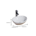 Modern Sink Solid Color Porcelain Sink