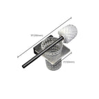 Modern bathroom accessory set bath shelf/towel holder & bathrobe hooks included