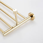 4 Pieces Traditional Bathroom Accessory Set Brass Bathroom Set in Matte Gold