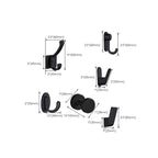 Modern Bathroom Accessories as Individual Piece or in Set Matte Black Bathroom Fixtures
