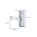 Modern Retractable Single Handle Basin Faucet Bathroom Sink Faucet