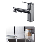 Modern Vessel Faucet Copper Solid Color Single Handle Vessel Faucet