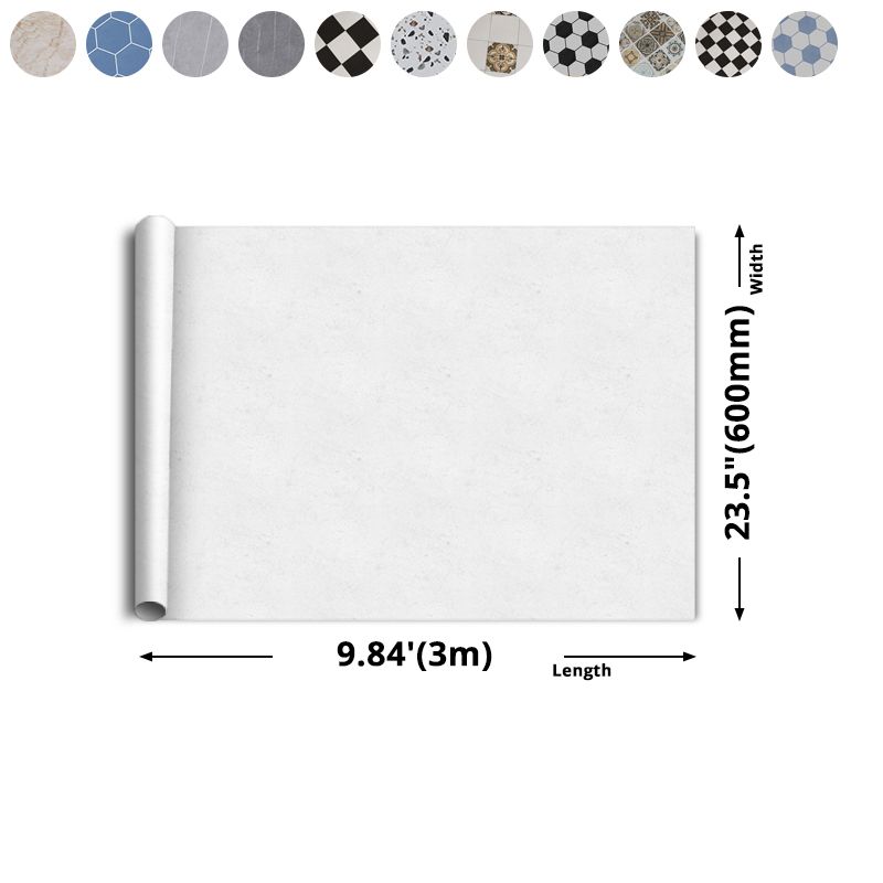 Modern PVC flooring Peel and Stick porcelain tile look vinyl plank flooring