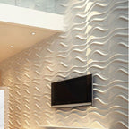 Modern Wall Cladding 3D Print Waterproof Peel and Stick Wall Panel
