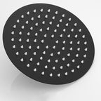 Square and Round Shower Head made of Stainless Steel, Fixed Mounted Ceiling Shower Head in Black