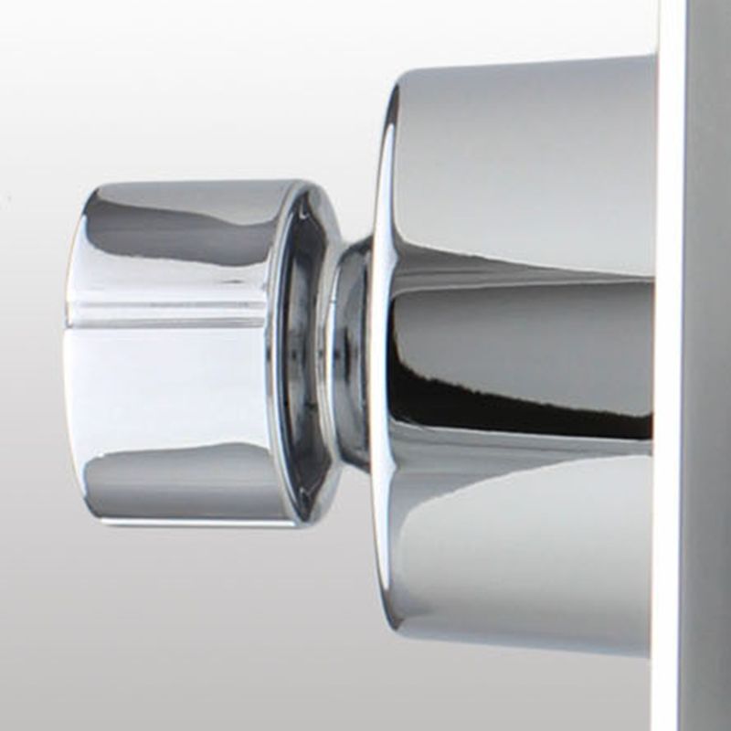Contemporary Shower Combination Fixed Shower Head Chrome Ceiling Mounted Shower Head
