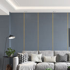 Classic simple wall covering for peeling off and attaching, stain-resistant for the living room