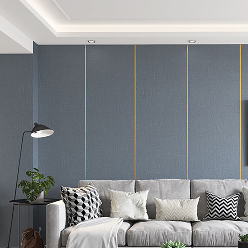 Classic simple wall covering for peeling off and attaching, stain-resistant for the living room
