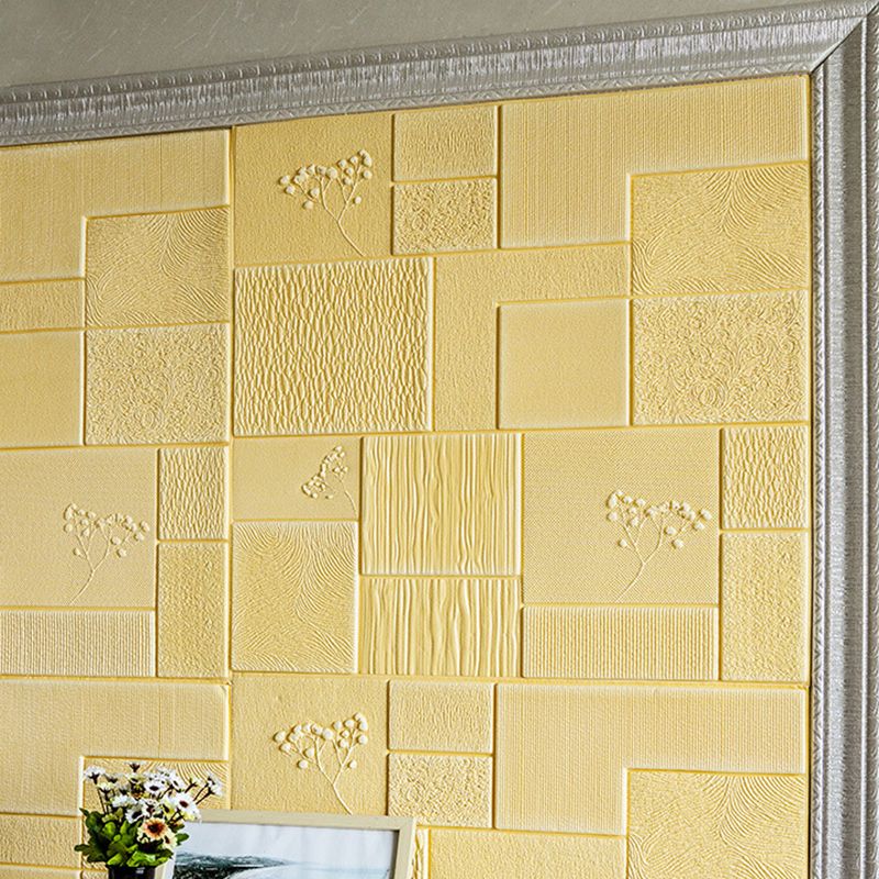 Industrial Wall Plank 3D Brick Bathroom Living Room Wall Panel Set of 1