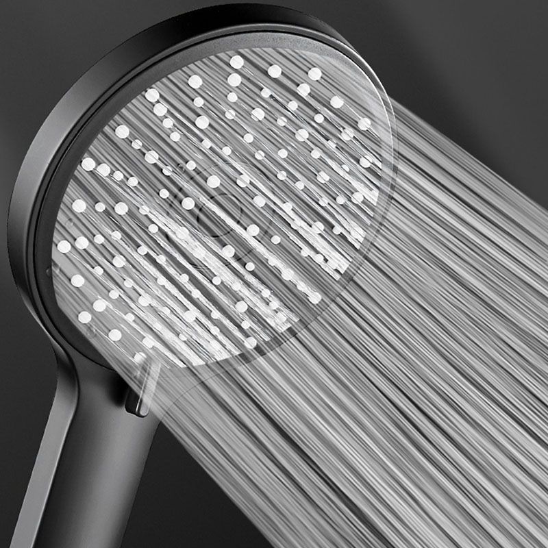 ABS Plastic Handheld Shower High Pressure 5 Spray Patterns Wall Mounted Showerhead