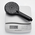 ABS Plastic Handheld Shower High Pressure 5 Spray Patterns Wall Mounted Showerhead