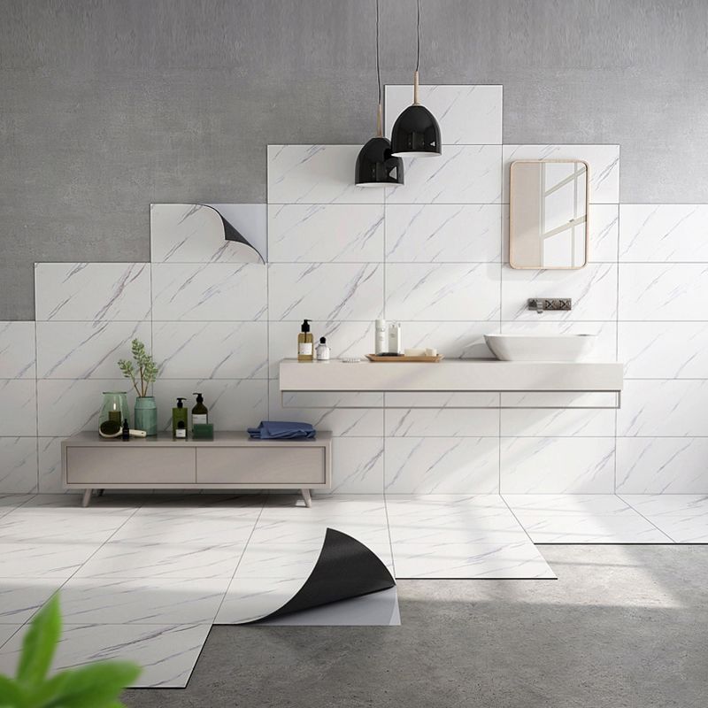 Modern Peel-and-Stick Wall Tile PVC Peel/Stick Wall Tile