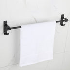 Modern Matt Black Bathroom Shelf Paper Holder Bathroom Accessory Set