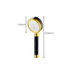 Luxurious Shower Head Color Block Adjustable Water Flow Round Hand Shower