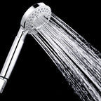 Silver Hand Shower 3 Spray Stainless Steel Wall Mount Shower Head