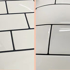 PVC Subway Tiles Wall Wallpaper Waterproof Peel and Stick Splashback Tile
