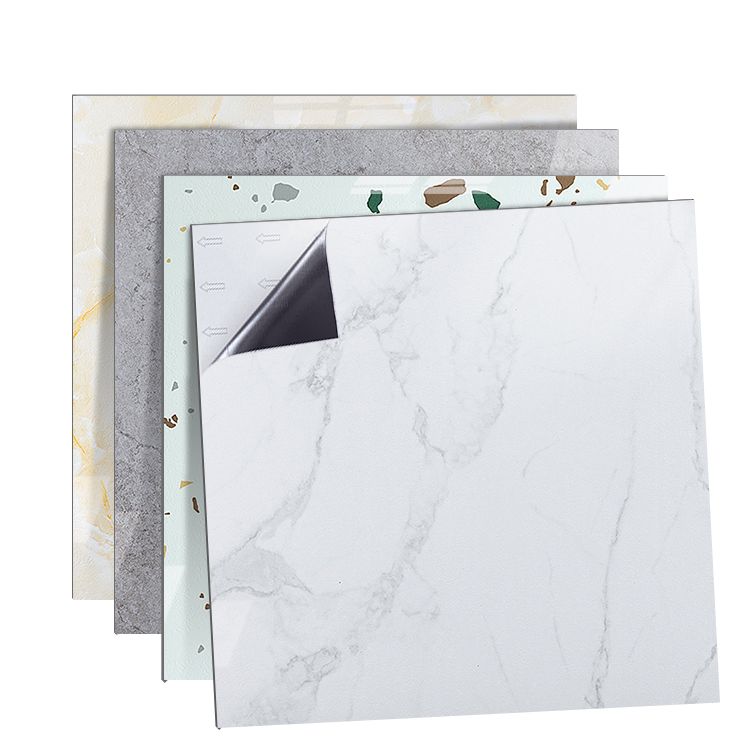 Modern Home Flooring Peel and Stick Marble Print Vinyl Floor
