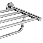 Polished Chrome Modern Bathroom Accessories Set with Towel Bar/Paper Holder