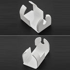 Modern Black/White 4-piece Bathroom Accessory Set, Toothbrush Holder