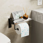 Modern Bath Accessories Set Black Towel Bar Bath Shelf Bathroom Fixtures Set