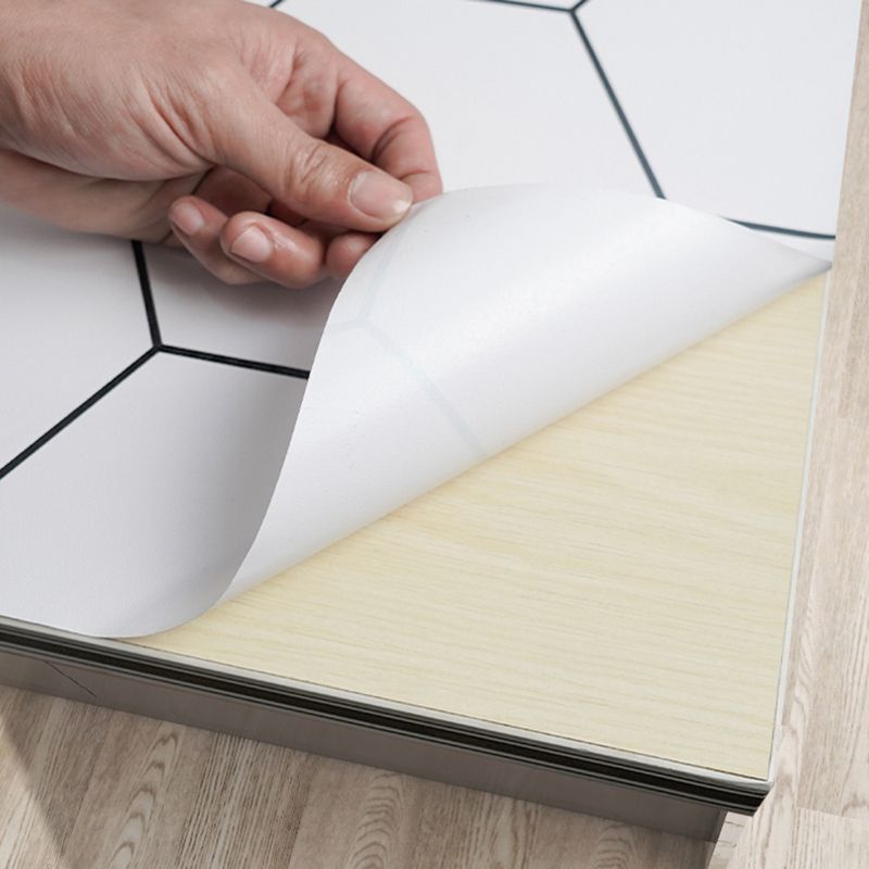 Modern Backsplash Tile Smooth Peel-and-Stick Wall Tile for the Kitchen