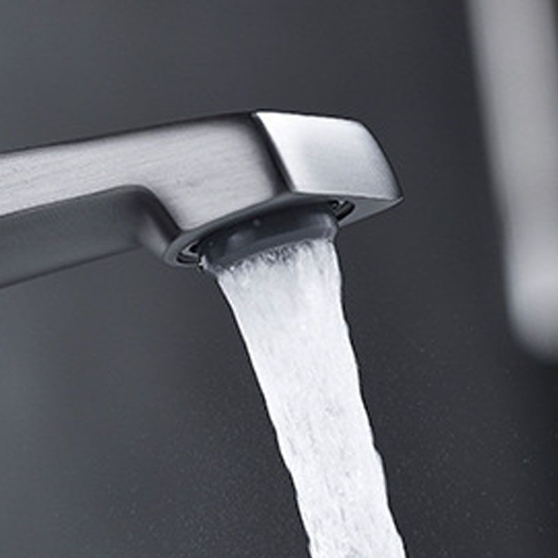Modern basin tap lever handle copper low arc basin tap