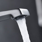 Modern basin tap lever handle copper low arc basin tap