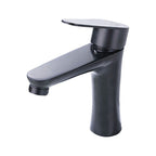 Contemporary Stainless Steel Sink Faucet Lever Handles Low Arc Sink Faucet