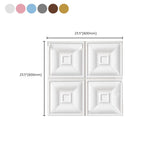 Glam Cord Access Panel PVC Self-Adhesive 3D Embossing Waterproof Wall Panel