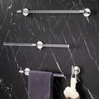 Modern Bathroom Accessories Set Towel Rack Silver/Gold/Black Bathroom Accessories