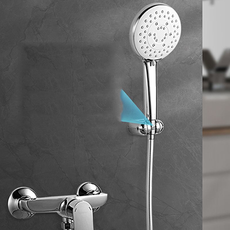 Modern Round Hand Shower 3 Spray Patterns Wall Mounted Hand Shower