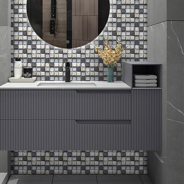 Mosaic tile for stripping and gluing tile mirror kitchen removable wall tile