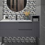 Mosaic tile for stripping and gluing tile mirror kitchen removable wall tile