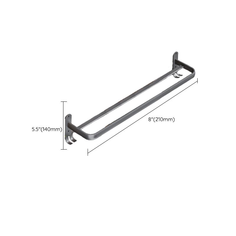 Modern Bathroom Accessories Hardware Set Gray Towel Bar Bathroom Shelf Bathroom Hardware Set