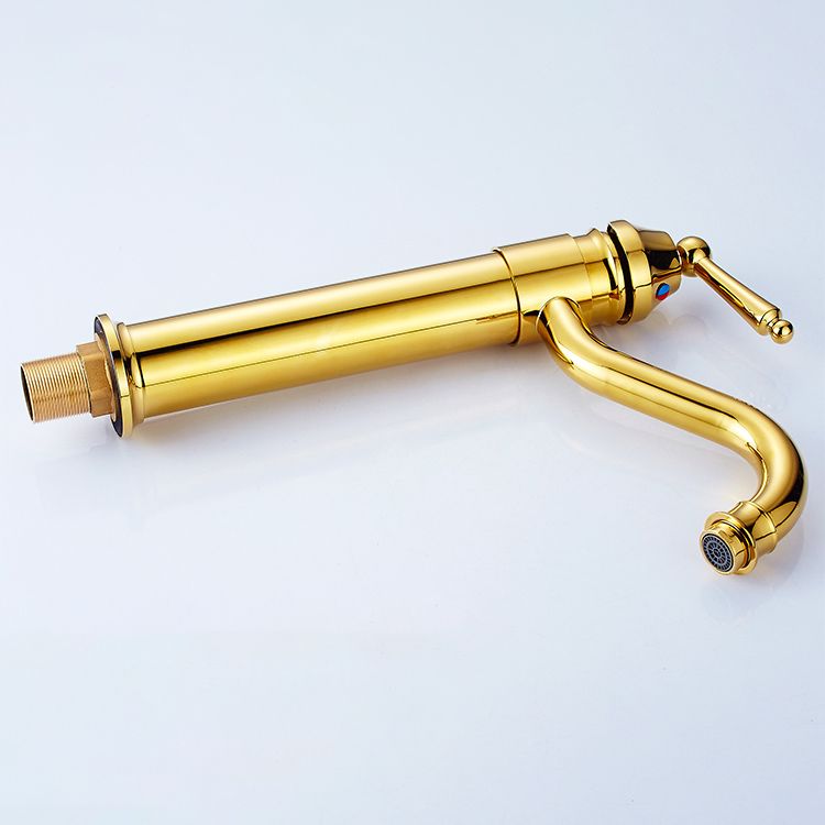 Farmhouse Widely Distributed Bathroom Faucet Vintage Single Hole Sink Faucet