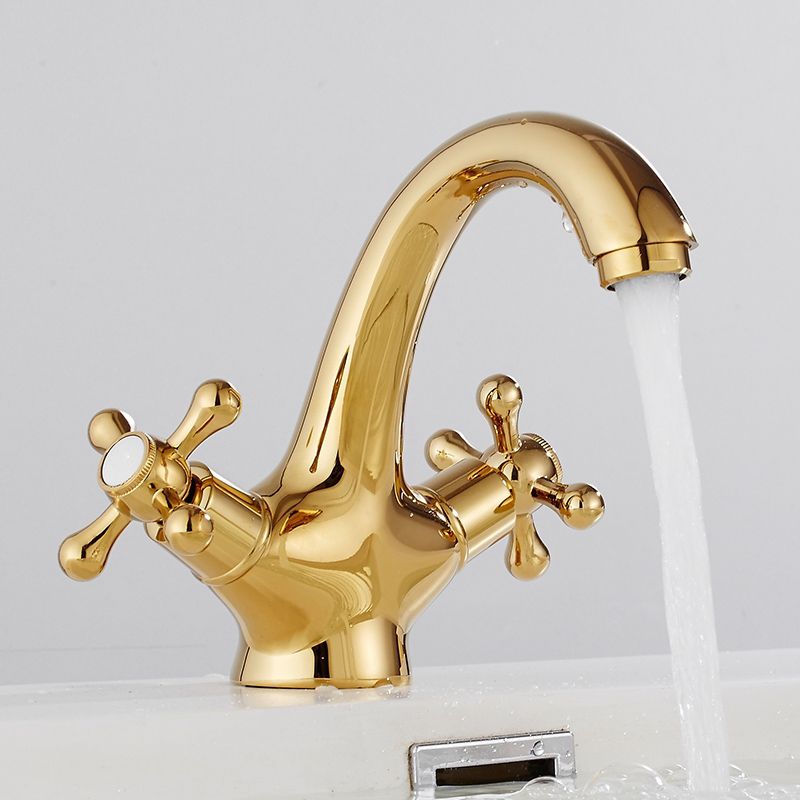 Vintage Wide Spread Bathroom Faucet Industrial Lever Sink Faucet