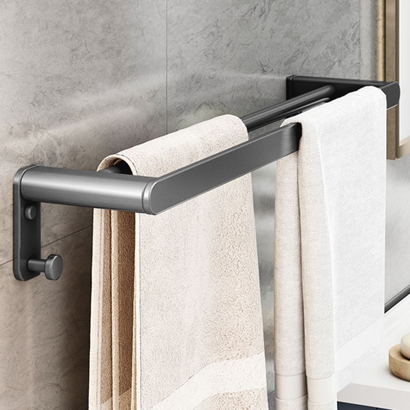 Matte Gray Bathroom Hardware Set Modern Bathroom Accessories Set